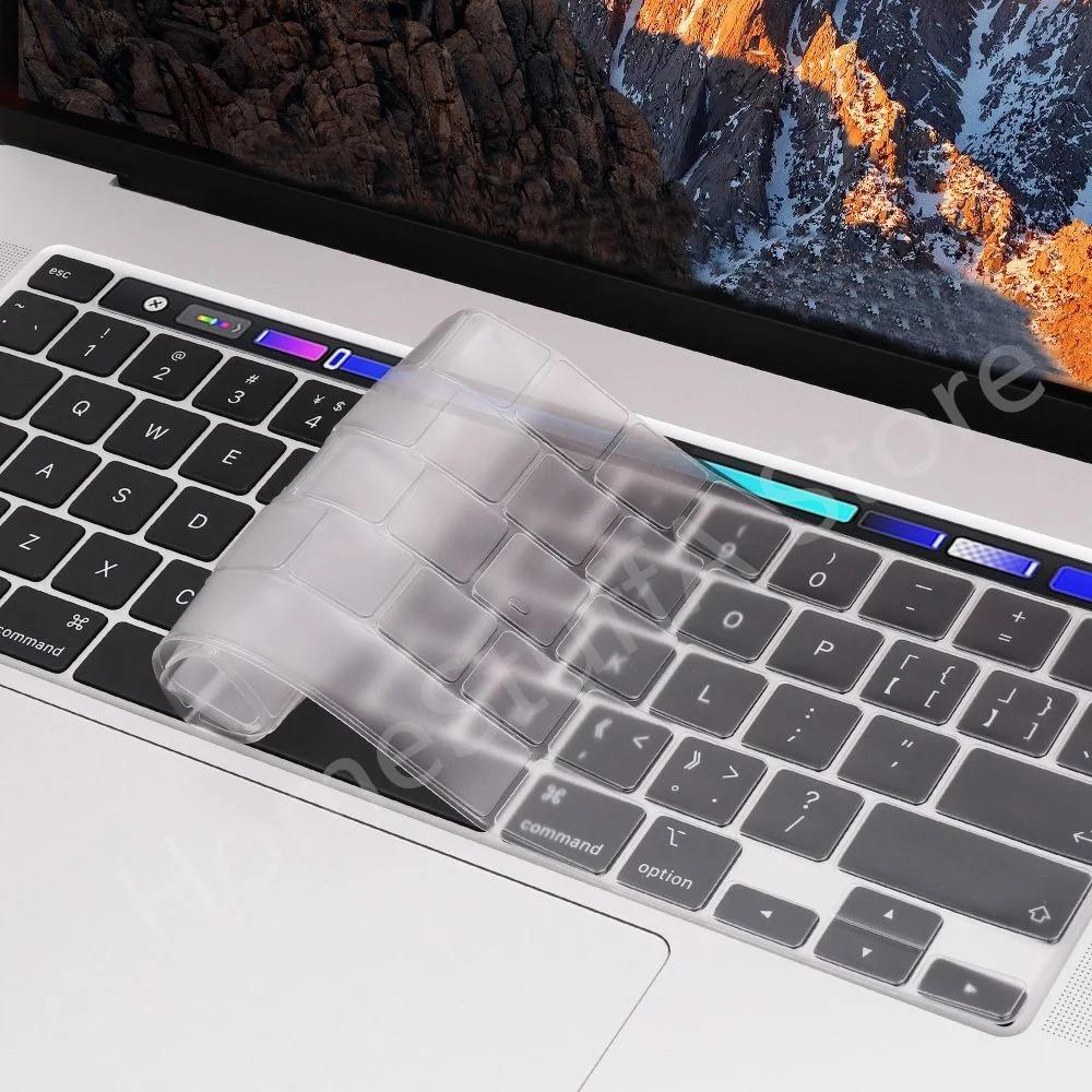 Universal Laptop Keyboard Skin Film Cover Waterproof Dustproof Silicone Keyboard Protective for Chromebook Notebook 12-17\