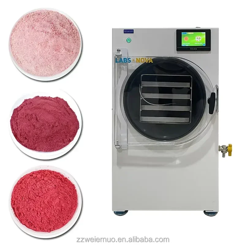 # for Industrial Freeze Dryer Machine 220V Auto Defrost Candy Fruit Dehydrator with Tray Commercial Food Preservation Equipment