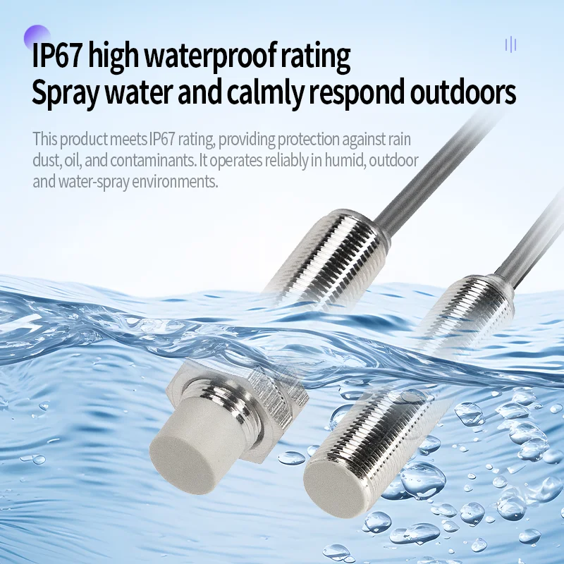 Two-wire proximity switch diameter M8 metal induction sensor NPN normally open PNP normally closed 24V DC two-wire