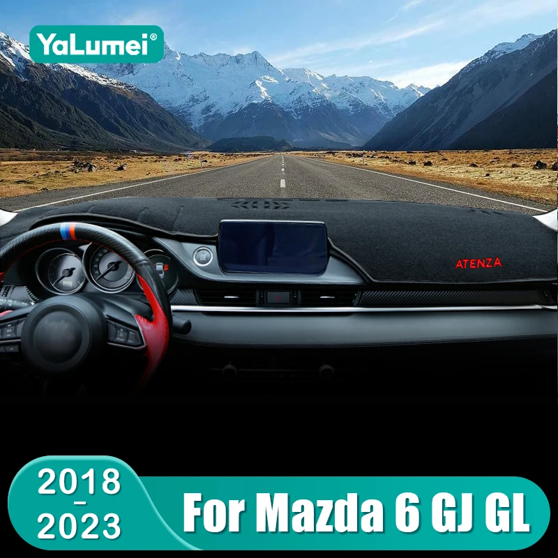 

Для Mazda 6 GL Atenza 2018 2019 2020 2021 2022 2023 чехол для приборной панели автомобиля, коврик от солнца для стола, нескользящий коврик, аксессуары