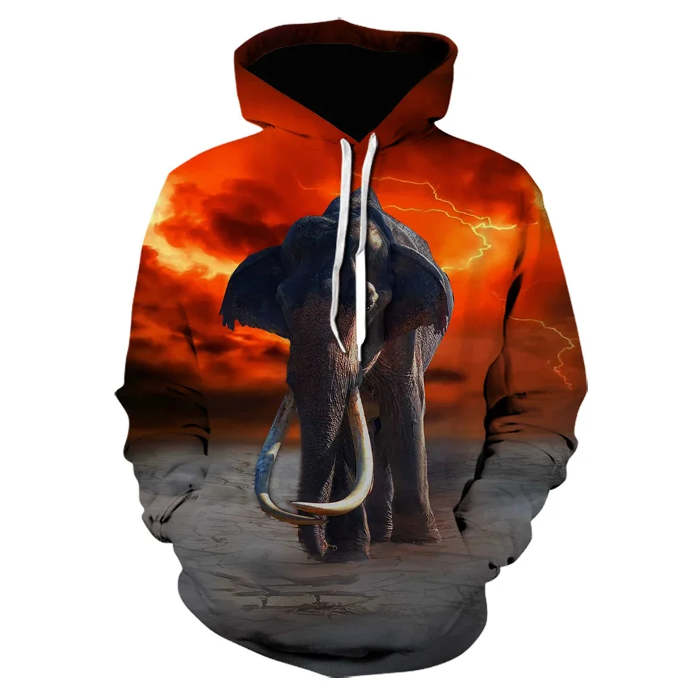 

Tiger Hoodie Men Streetwear 3D Print Hoodies Spring And Autumn Gothic Clothes Sweatshirts Animal Men's Clothes Fashion Jacket