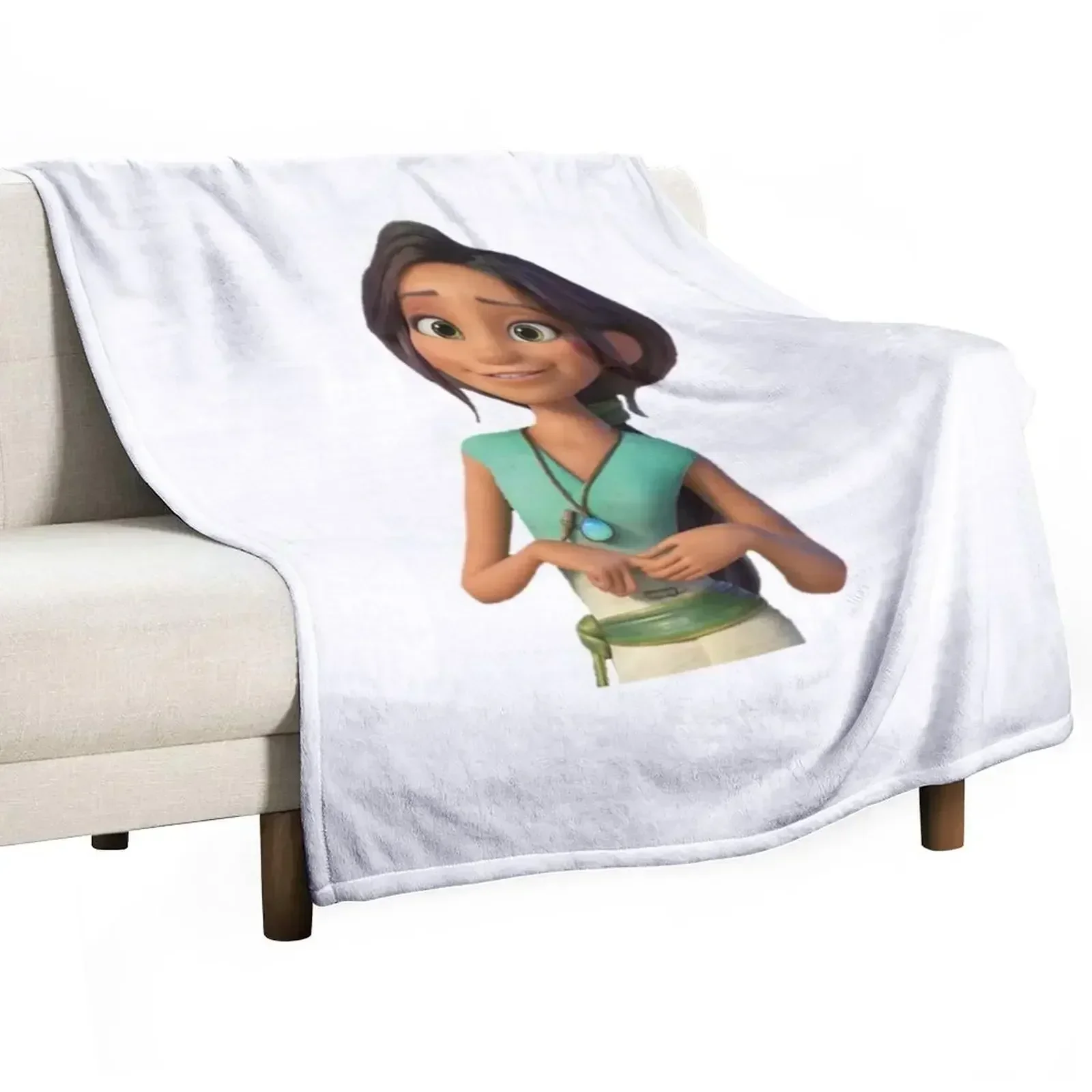 Dawn Betterman - The Croods A New Age Throw Blanket Furry Hairy Hair anime Summer Personalized Gift Blankets