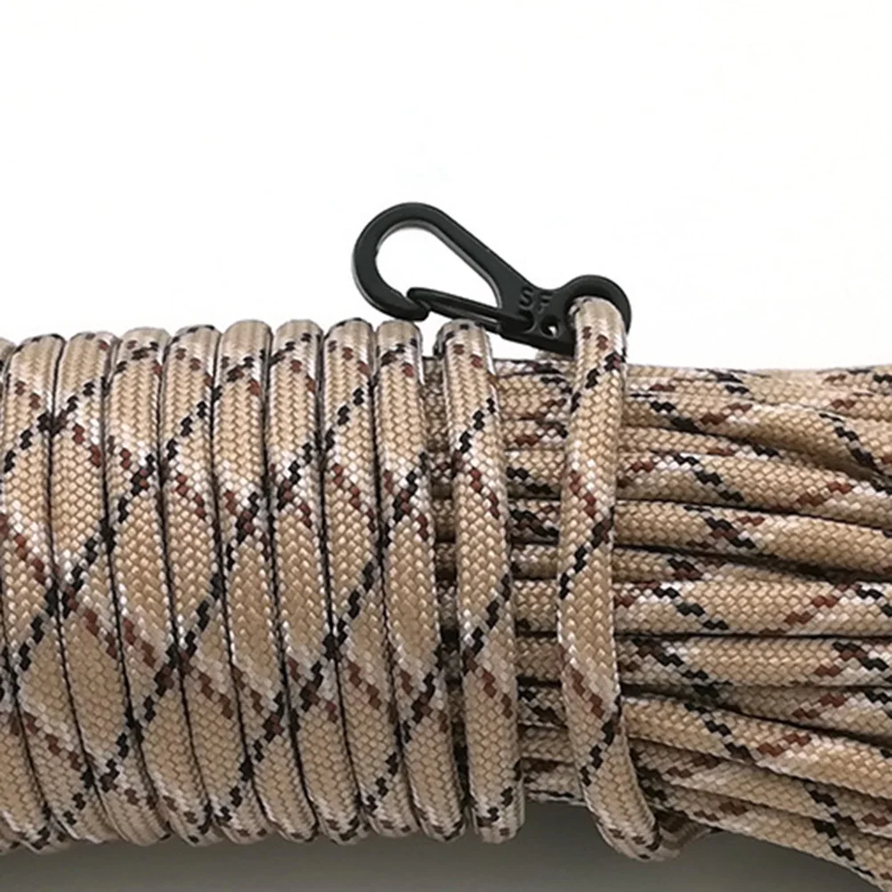 

15Pcs High Strength Spring Carabiner Clip Mini Aluminium Alloy Lock Hook for Keychain Backpack Parachute Cord Tactical Survival