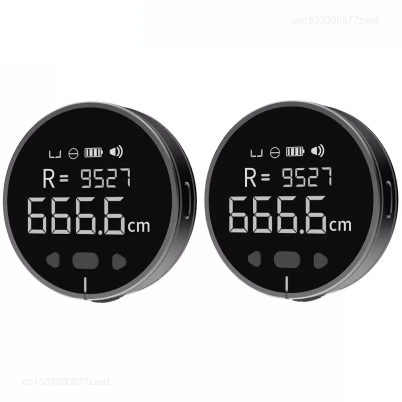 Imagem -06 - Xiaomi-duka Atuman Mini Régua Elétrica Tela Lcd hd Medidor de Distância Ferramentas de Fita Métrica Curva Objeto Irregular