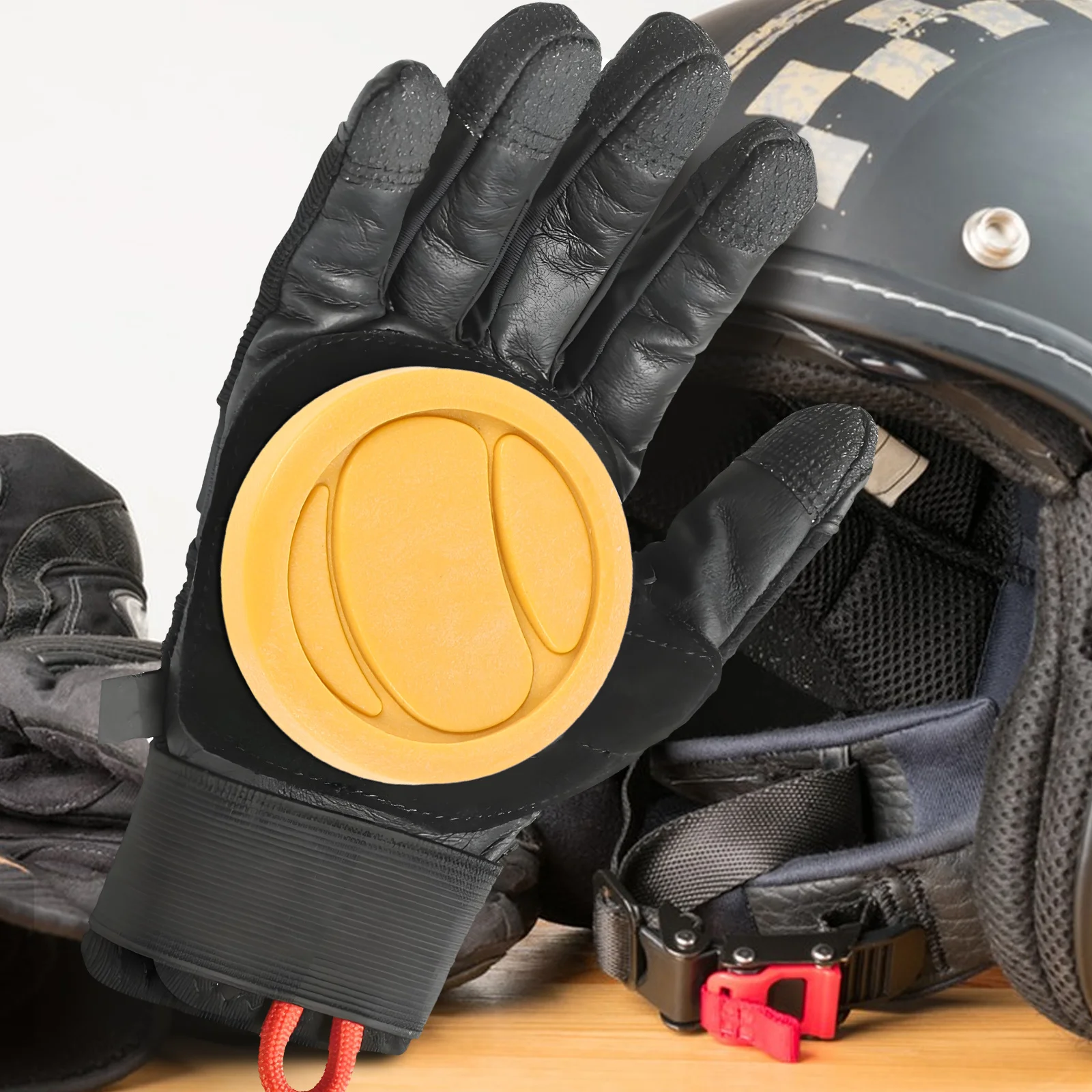 สไลเดอร์แบบ Ergonomic 6 ชิ้น สำหรับเล่นลองบอร์ด สเก็ตบอร์ด อุปกรณ์เสริมสำหรับการเล่นสเก็ตกลางแจ้ง