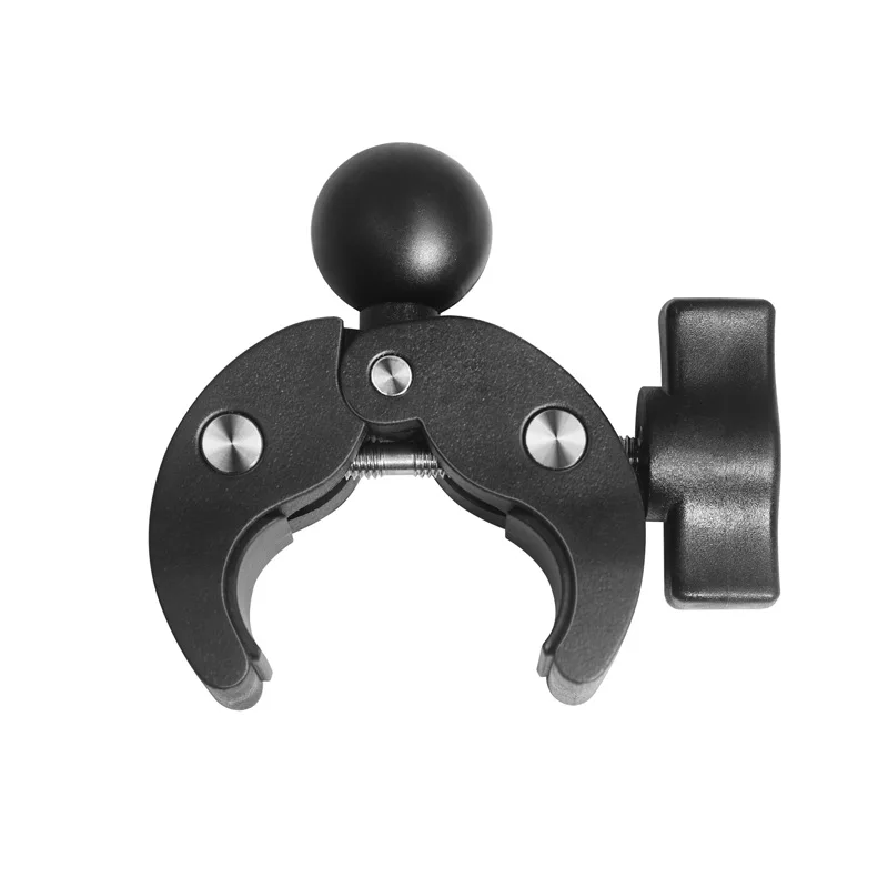 Dudukan Ram Setang Sepeda Motor dengan Penjepit Penyangga Dasar Bola 1 Inci 25Mm Braket Cakar Rammount untuk Kamera Aksi Gopro Insta