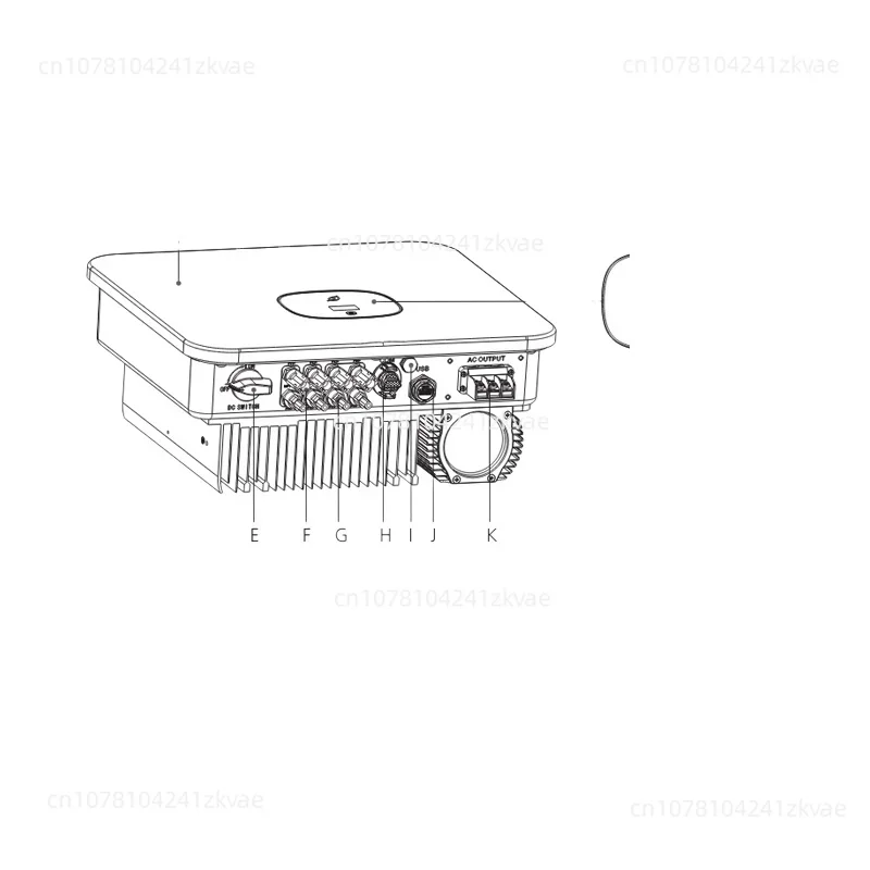 5KW 6KW On grid 240V inverter dual MPPT Split phase solar inverter