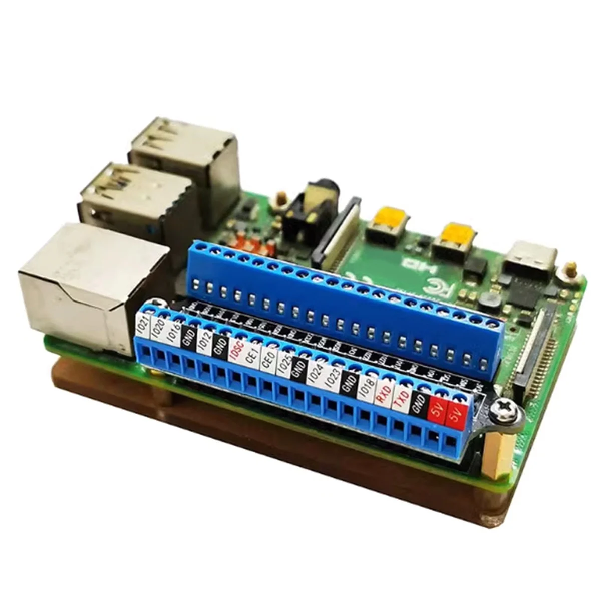 

Для платы расширения GPIO, мини-винтовая клемма, 40P-контактная выходная наклейка, акриловая пластина для RPI 3/4/5B B