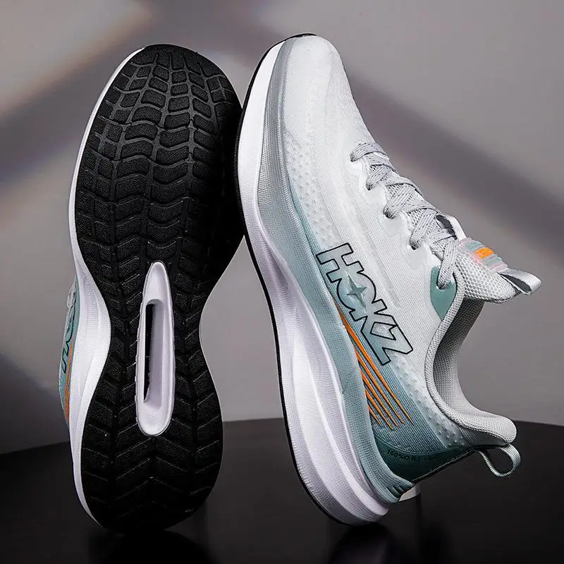 AJHL Scarpe da corsa traspiranti in mesh da uomo e da donna Scarpe sportive antiscivolo Scarpe da corsa specifiche con piastra in carbonio per maratona