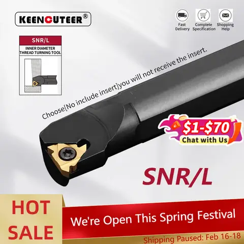 SNR0008K11 SNR/L0010K11 SNR/L0016Q16 SNR0020R22 SNR0025S22 Internal Thread Turning Tool SER SEL Lathe Cutter bar CNC tool Holder
