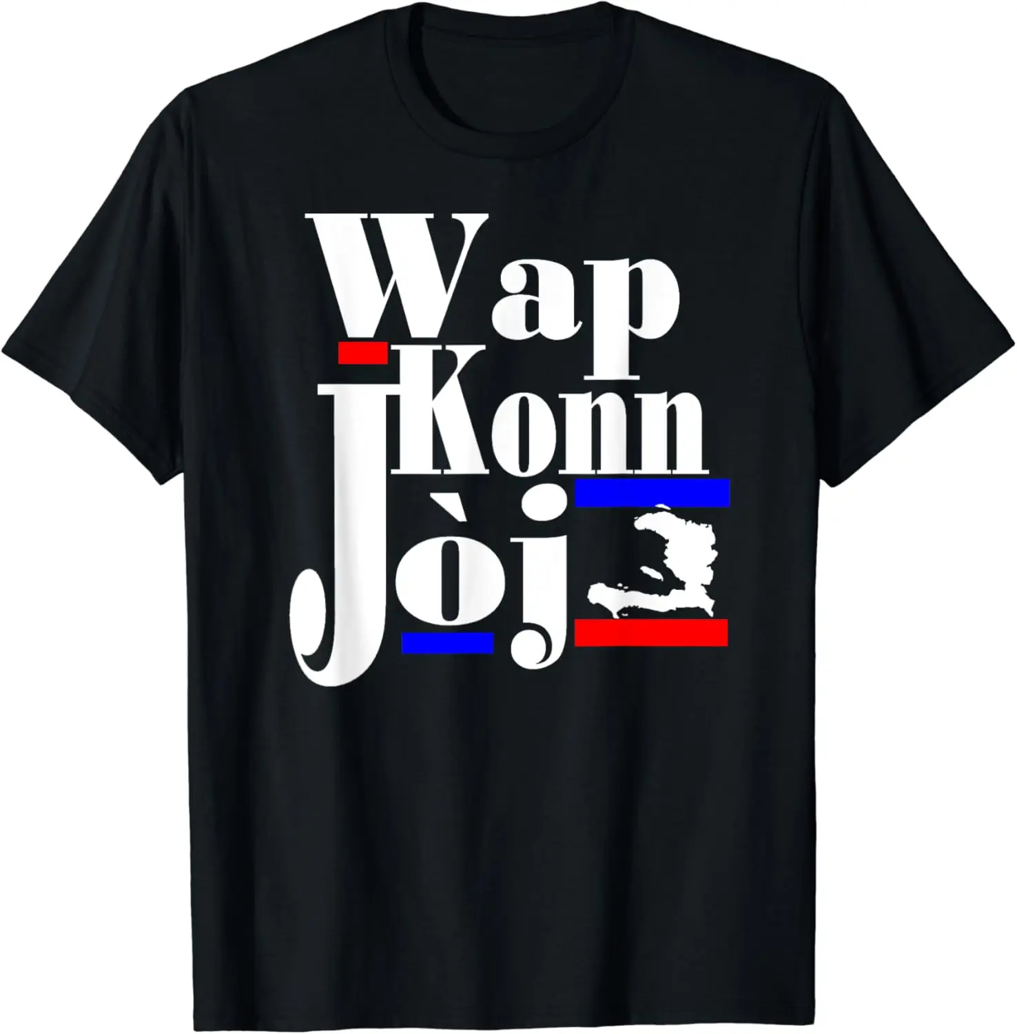 

Футболка Haitian Creole Saying Funny Patriot Haiti Pride Wap Konn Joj, удобная для отдыха и отдыха