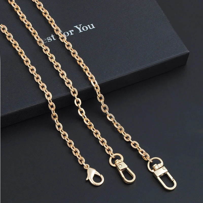 Multicolor Bag Chain Accessories Gold Women's Shoulder Bag Chain Metal Bag Chain Strap Crossbody Bag Parts Belt Chain for Bags