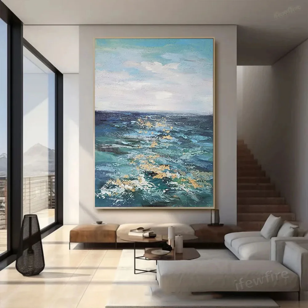 Palette Colors Abstract Hanging Paintings 100% Handpainted Oil Paintings Wall Art Picture for Home Decor Modern Canvas Painting