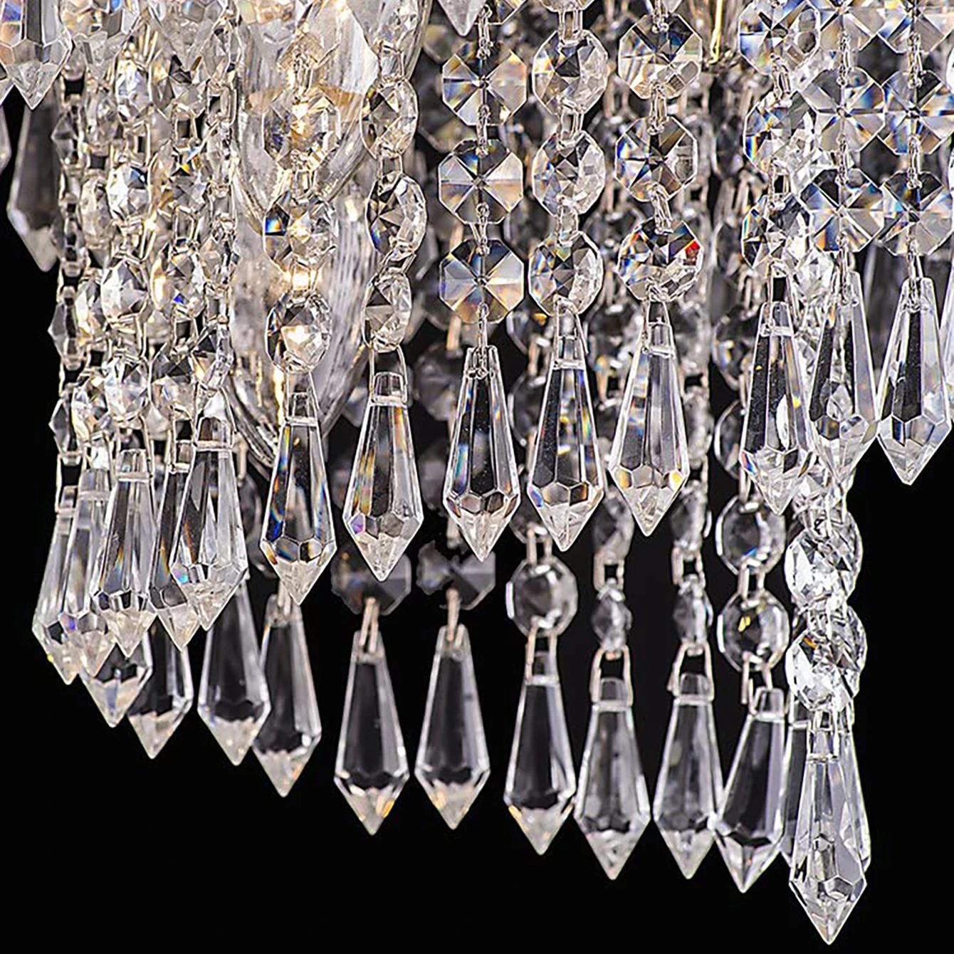 10PCS Acrylic Crystal Pendant Transparent Door Curtain Pendant Crystal Lighting Wedding Party Decoration Home Decor