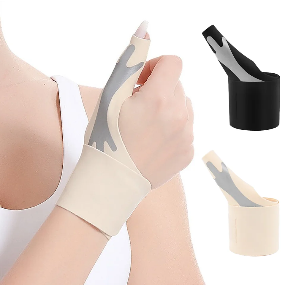 1PCS Light Thin Thumb Tendon Sheath Wrist Guard Orthodontic Pressure Wrapped Wrist Guard Anti Sprain Thumb Protective Sleeve Men