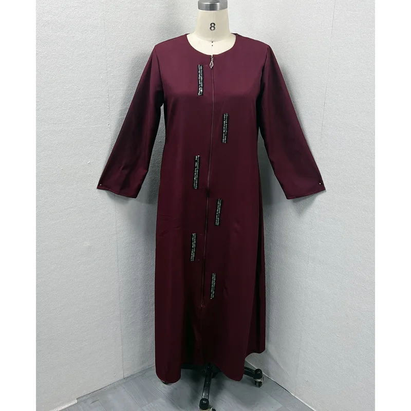 Muslim Open Abaya Dress for Women, Cardigan Robe, Open Abaya, Islamic Clothing, Ramadan Indian, Middle East, Dubai, Turkey