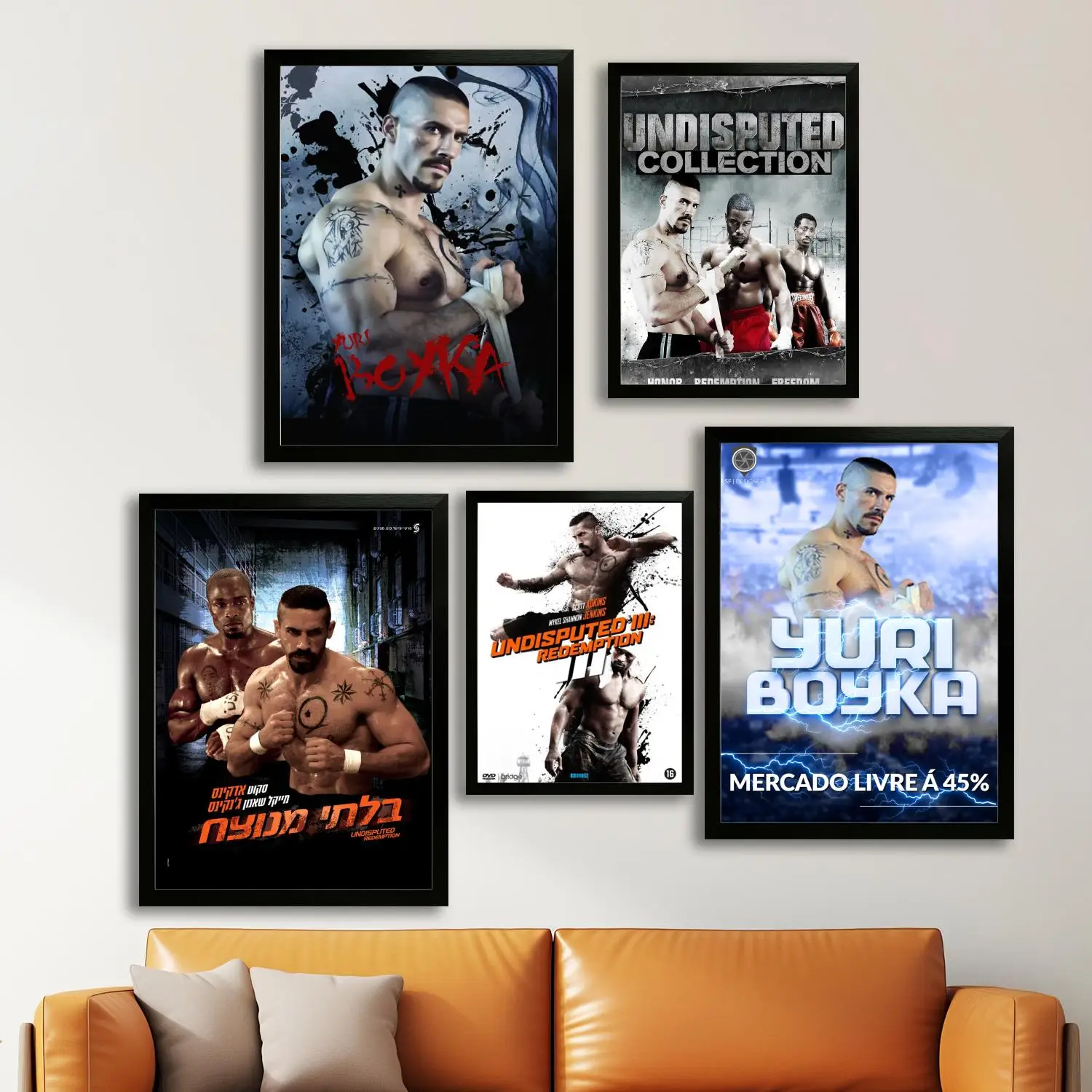 ملصق فني من القماش الملاكم من Boyka، طباعة صور، عائلة حديثة، ديكور غرفة النوم، ملصقات، لوحة زخرفية #1