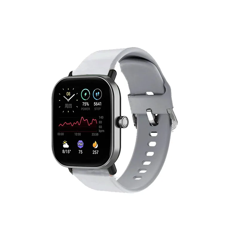 ل Amazfit Bip 6/5/5 Unity/Bip U 3 3 Pro Smartwatch ملحقات 20 مللي متر 22 مللي متر الرياضة الفرقة ل GTS 2 4 mini/GTR 2 3 4 42 مللي متر 47 مللي متر حزام