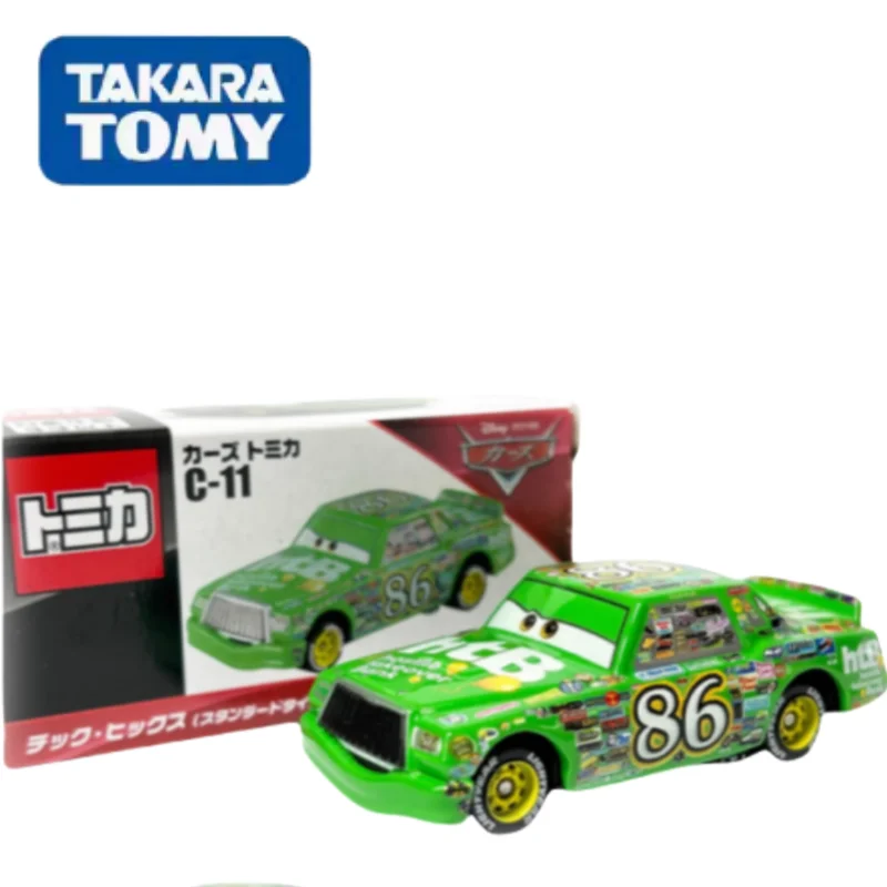 TAKARA TOMY TOMICA alloy die-cast car model Car Racing Story Lightning McQueen C11 Road Master, children's holiday gift.