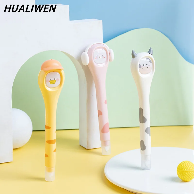 Creative Pen Shape Correction Tape Cute Corrector Tape Error Correction Tools School Supplies Stationery 5mm*6m