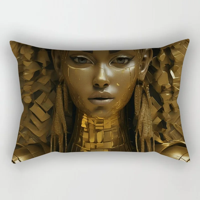 Decorative Cushion Home Living Room Decor Throw Pillow Cover 48x74 30x50cm 40x60cm 50x70 bedroom bed pillowcase Egypt pharaoh