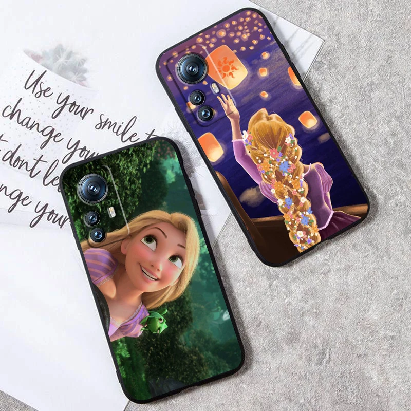 Rapunzel Tangled Disney For Xiaomi Mi 14 13T 13 12T 12 11T 11i 11 10T 10 Pro Lite Ultra 5G Black Back Phone Case