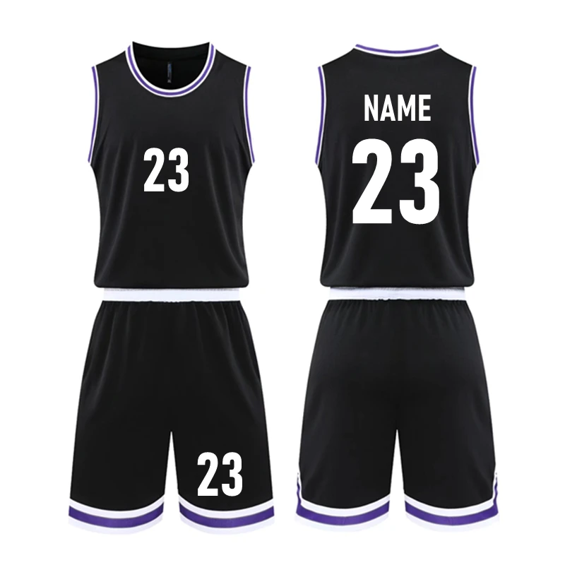 Kinder Erwachsene Basketball Jersey Kind Männer Basketball Kleidung Junge Mädchen Basketball Einheitliche Ausbildung Anzug Hemd Shorts Kit Sportswear