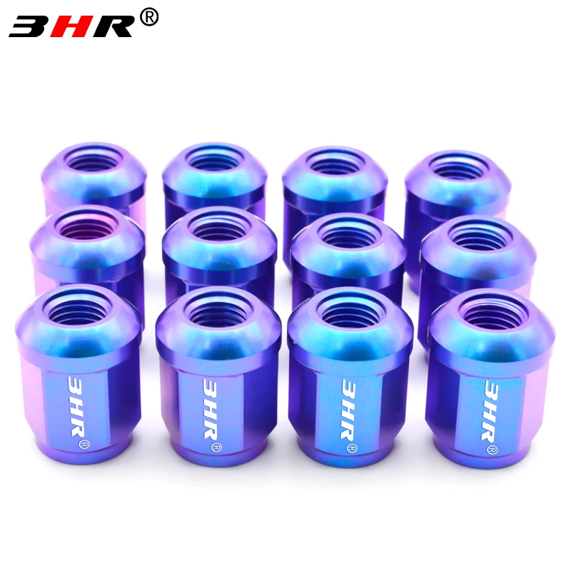 HRMin Gr5 Titanium Nut M10x27 wheel Nuts for Motorcycle wheel 5PS
