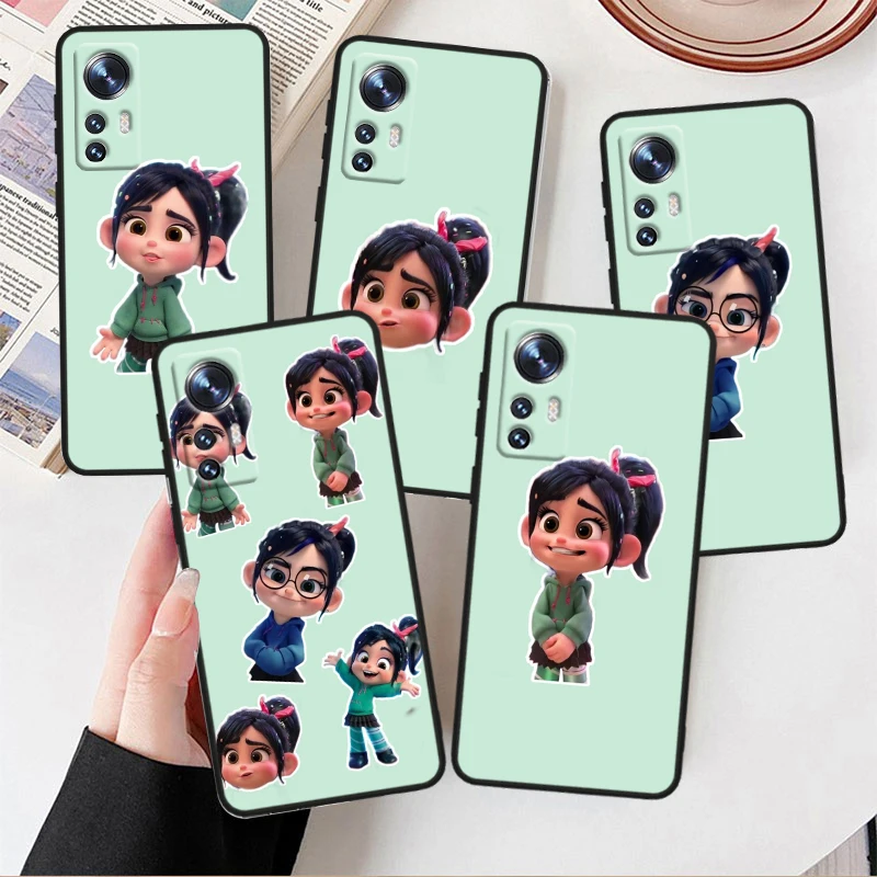 Disney Wreck-It Ralph For Xiaomi Mi Note 10T 10S 10 9T 9 SE 8 CC9E A3 5G Lite Pro Soft Silicone Black Phone Case