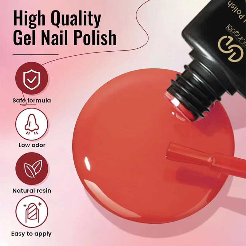 Gel Nail Polish Kit with Nail Lamp Nail Gel Polish for Manicure Art Set All Seasons Home Manicure Kit Nail Art Salon for Women