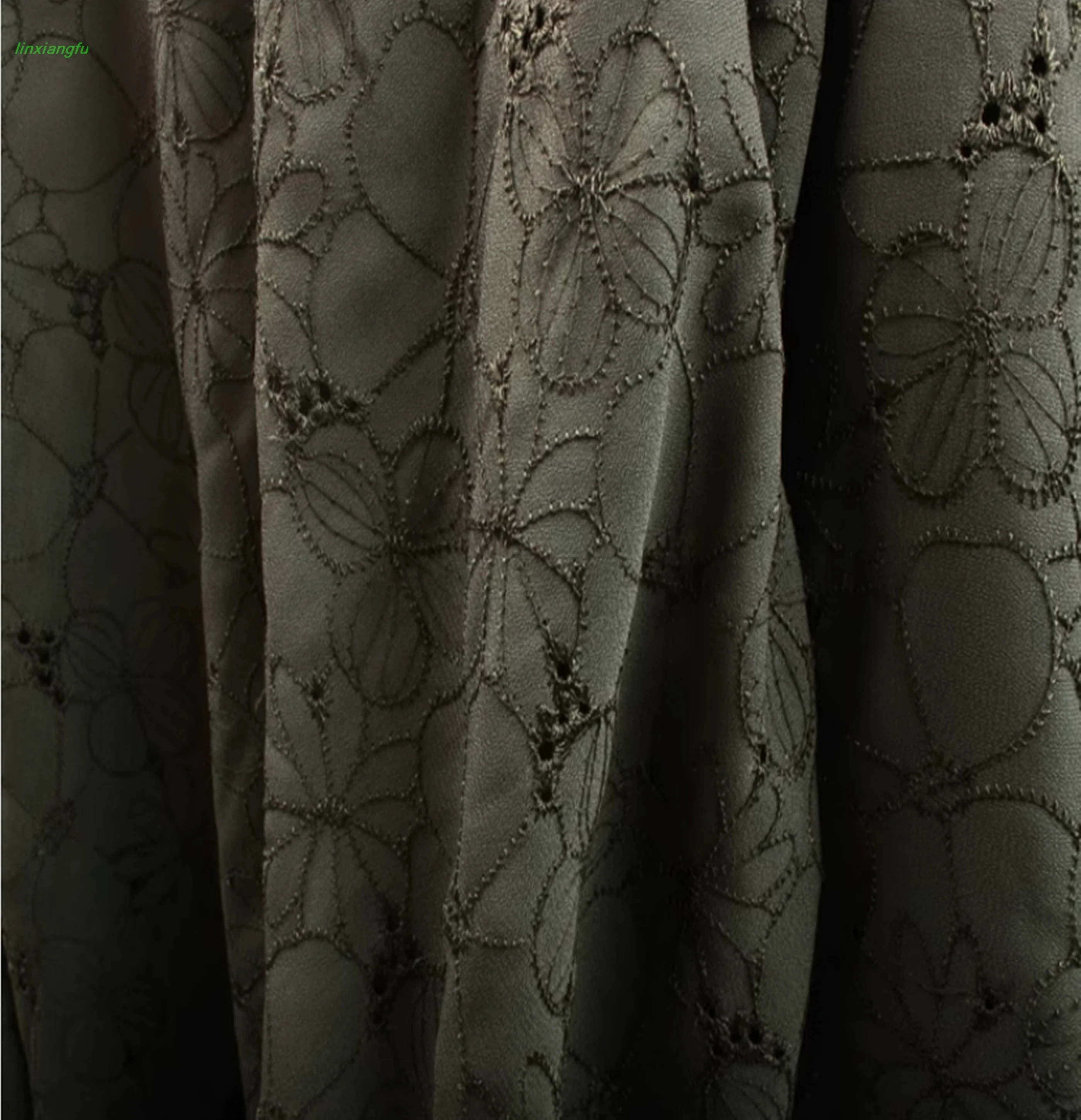 

Весенне-осенняя ткань для вышивания, хорошая устойчивость к морщинам, модная ткань.