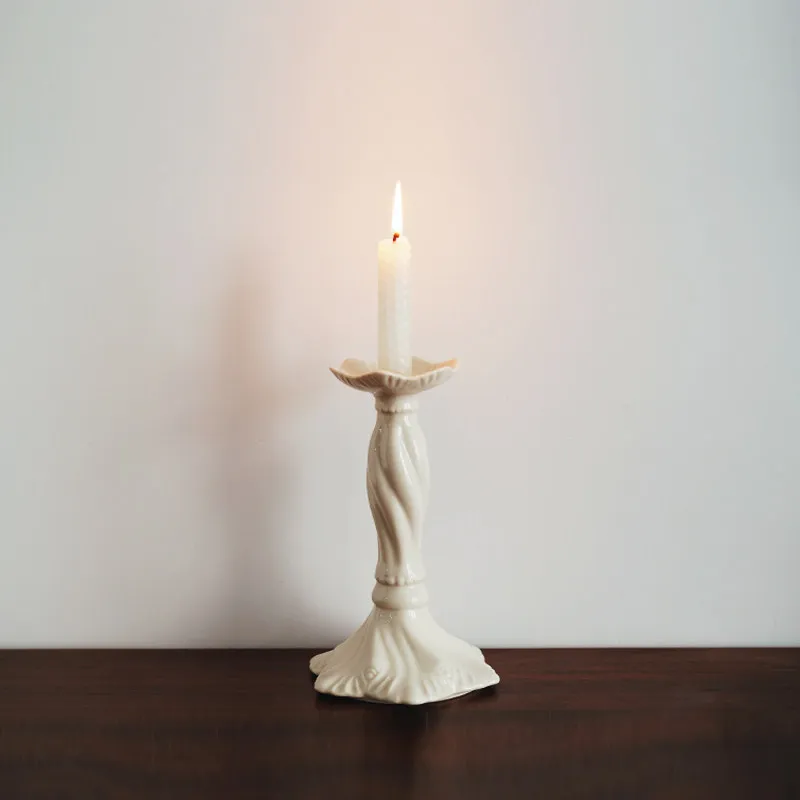 

Винтажные римские колонны, изысканные керамические подсвечники для домашнего декора, белые