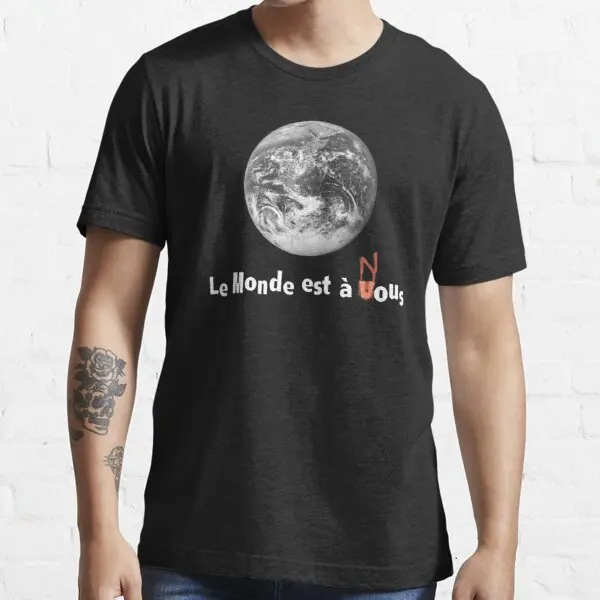 Le Monde Est A Nous La Haine Tee Shirt Men's Summer T shirt 3D Printed Tshirts Short Sleeve Tshirt Men/women T-shirt