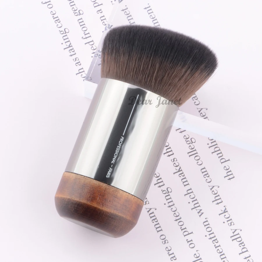 1pc Portable Foundation Brush Makeup brushes Bronzer Liquid Foundation Synthetic hair Contour Make Up Brush Wood Cosmetic tools