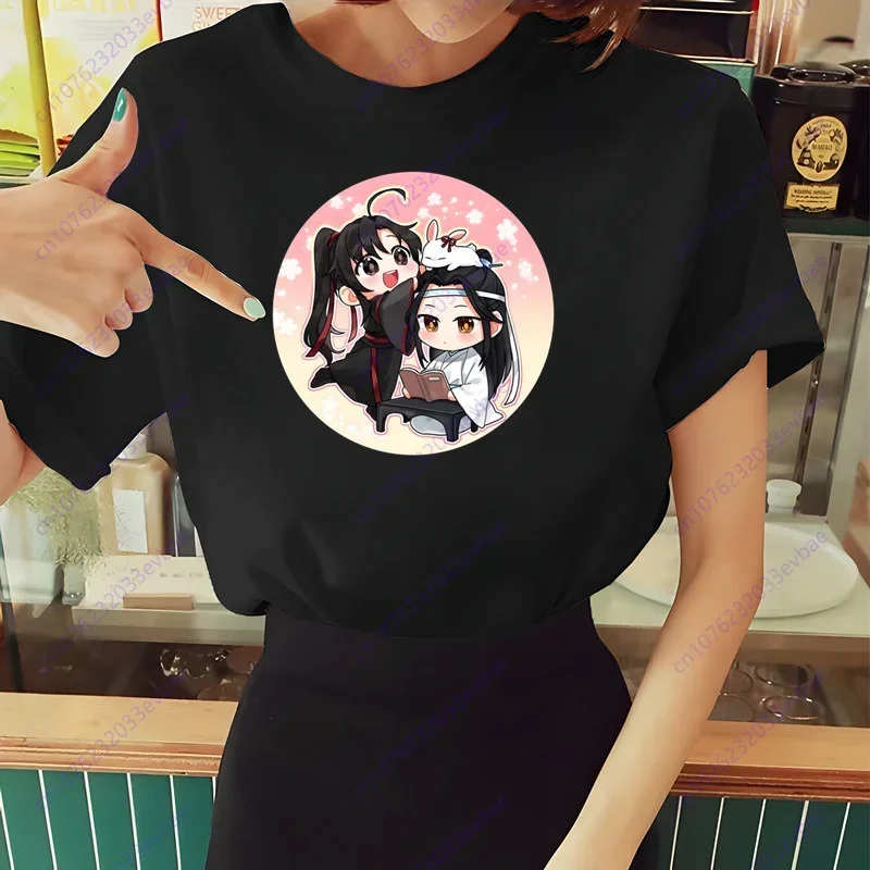 Mo Dao Zu Shi The Untamed Lan WangJi Wei Wu Xian T Shirts Summer Tops Summer Tees Women Short Sleeve Casual Personaity T Shirts