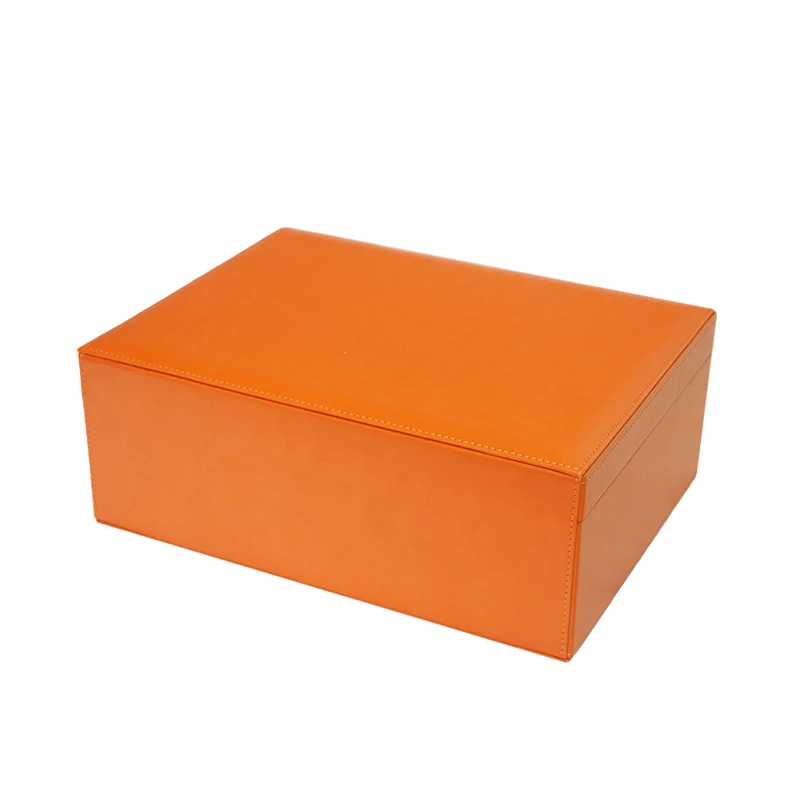 Luxury Jewelry Box with Fingerprint Lock Double Layer PU Leather Storage Organizer Soft Velvet Lining for Women