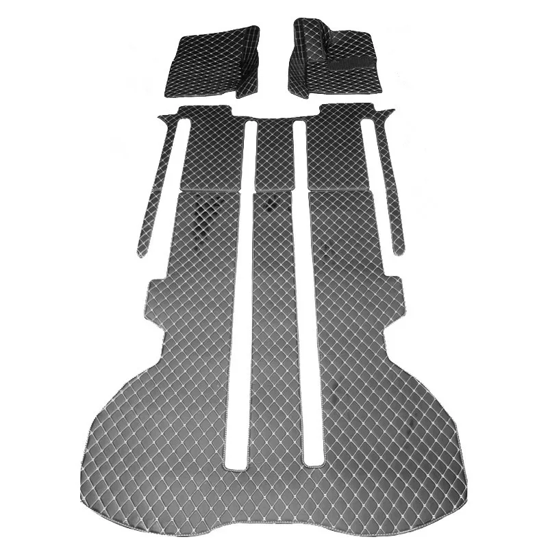 

Best quality rugs! Custom car floor mats + trunk mat for Right hand drive Toyota Vellfire 7 8 seats 2024 2025 waterproof carpets