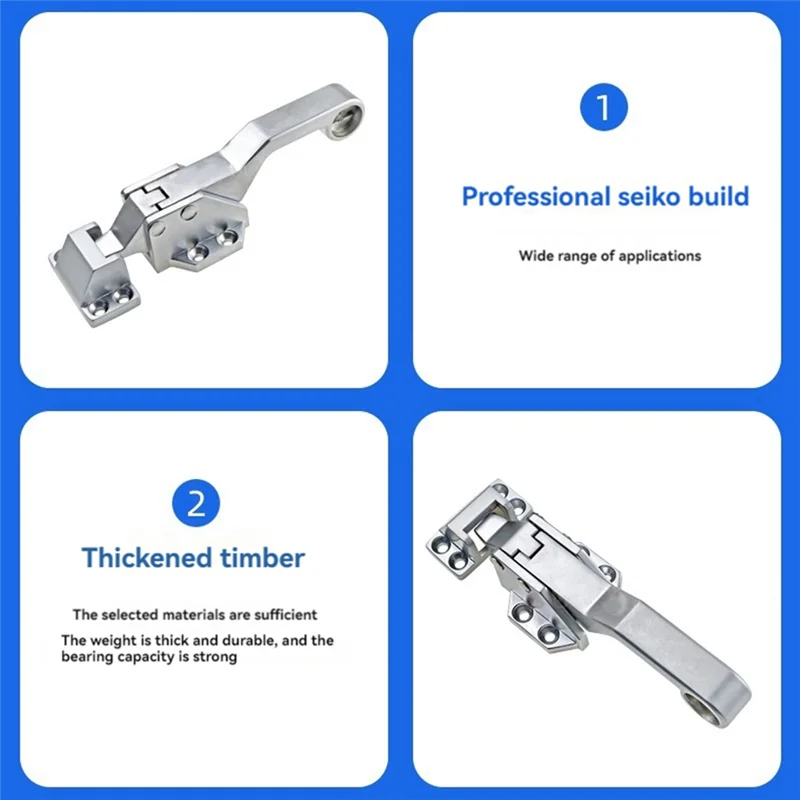 A14M سبائك الزنك الفريزر فرن خزانة البخار مختومة مقبض الباب قفل المعدات الكهربائية الصناعية شائعة الاستخدام