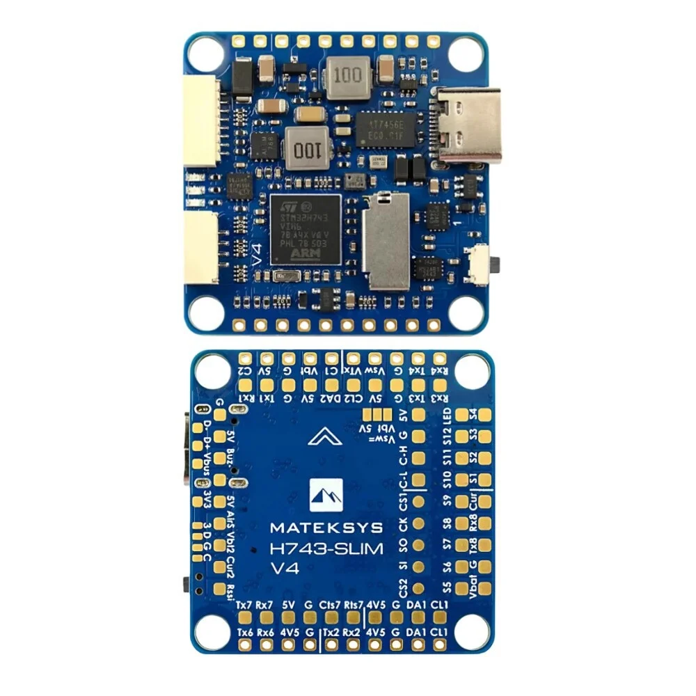 H743 SLIM  Flight Controller Dual Gyro FPV Fixed-Wing Supports Generator Camera RC Part for Fixed-Wing Plane