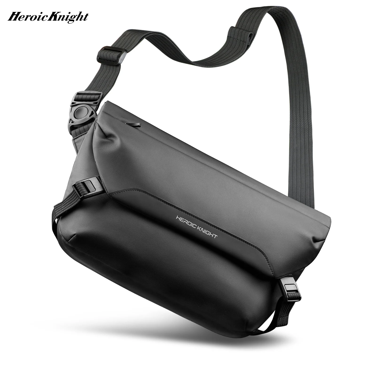 

Heroic Knight Waterproof Multifunctional Crossbody Bag Large Capacity Oxford Messenger Bag Traveling Commuting Sling Bag For Men