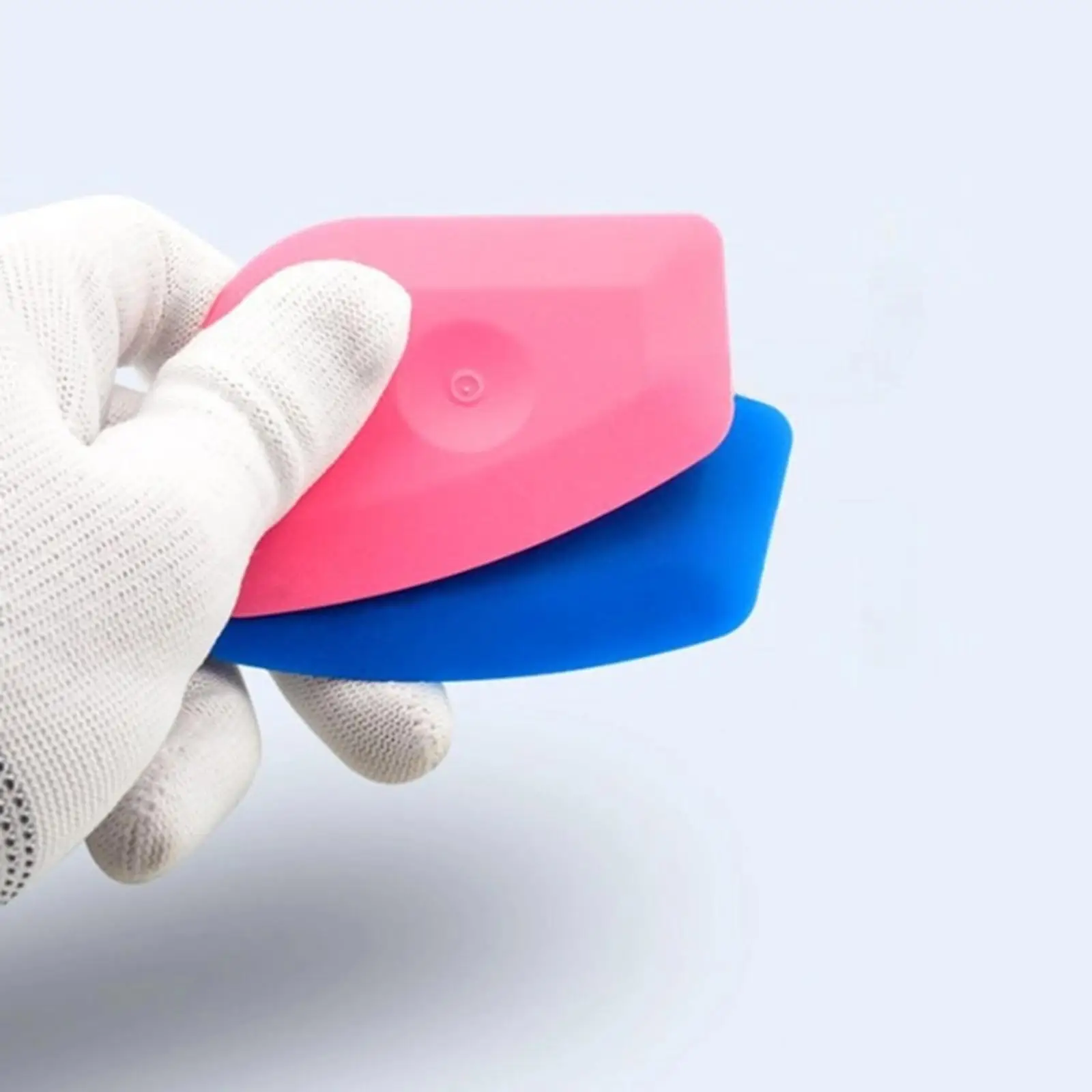 Vinyl Wrap Applicator Tool Compact Squeegee Pink Plastic for Car Stickers Window Tint Wrapping Install 5