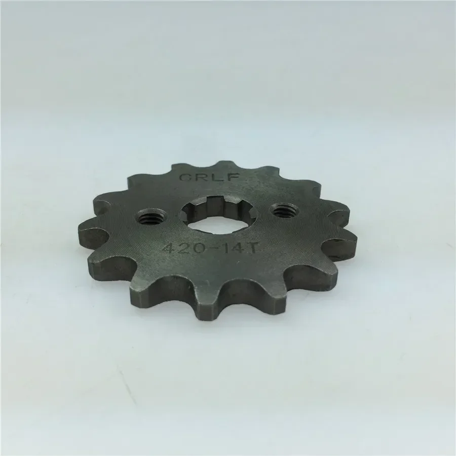 Motorcycle 420 Small Sprocket -14 Tooth Before Small Flywheel Material Cast Iron Free Shipping Universal Accessories