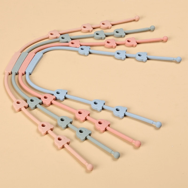 

Силиконовый ремешок для детской соски, регулируемая подвесная цепочка для пустышки, держатель-цепочка для прорезывания зубов, бутылочка для кормления