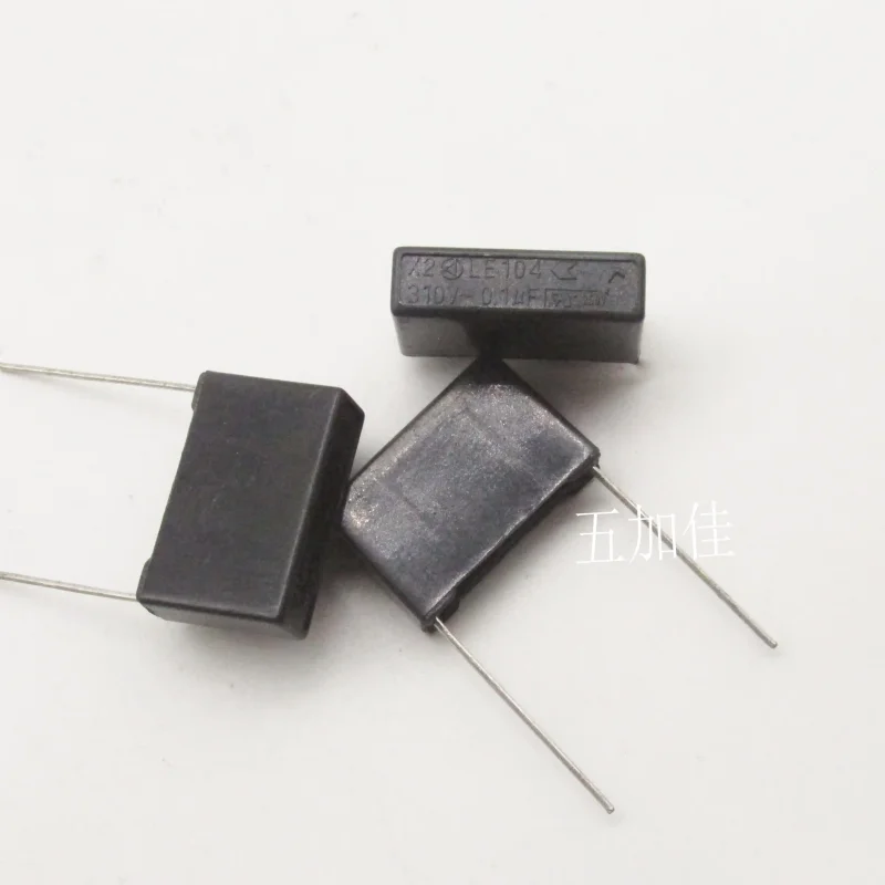 10-100pcs LE104 310V0.1UF 100NF X2 LE104-MX Imported Ganggu Safety Standard Thin Film Capacitor P15MM