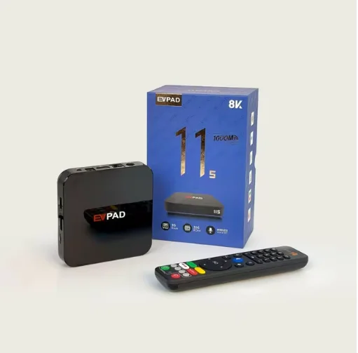 [حقيقي] Evpad 11P 2025 كندا صندوق التلفزيون أندرويد TV Box 4GB64GB أفضل فك التشفير الساخن في كوريا اليابان الولايات المتحدة الأمريكية سنغافورة المملكة المتحدة أستراليا التايلاندية