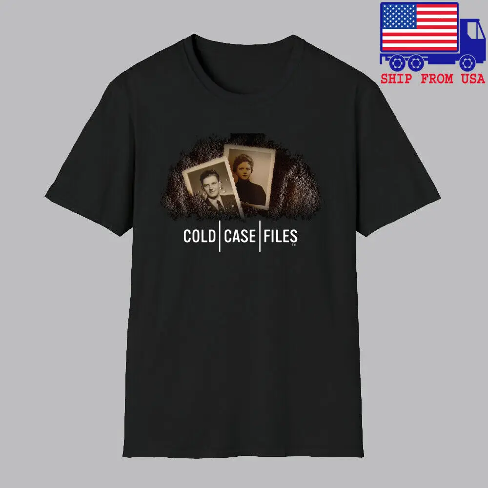 Cold Case Files Tv Show Men's Black T-shirt Size S-5XL