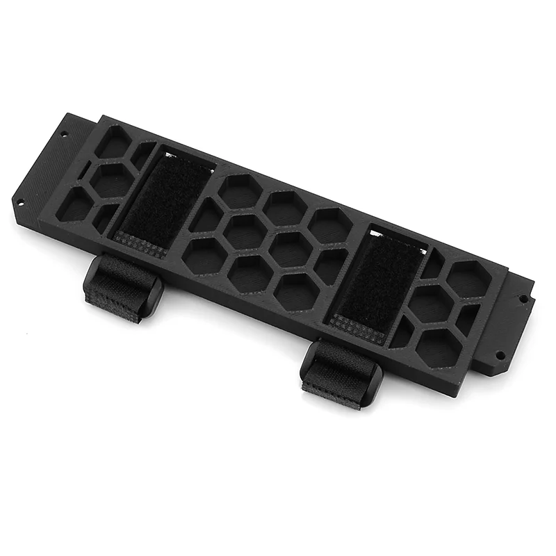 Simulatie Verhoog het batterijcompartiment voor 1/10 TRAXXAS RC Ford Fiesta ST Rally VXL Rally-Bred Car # 74276-4