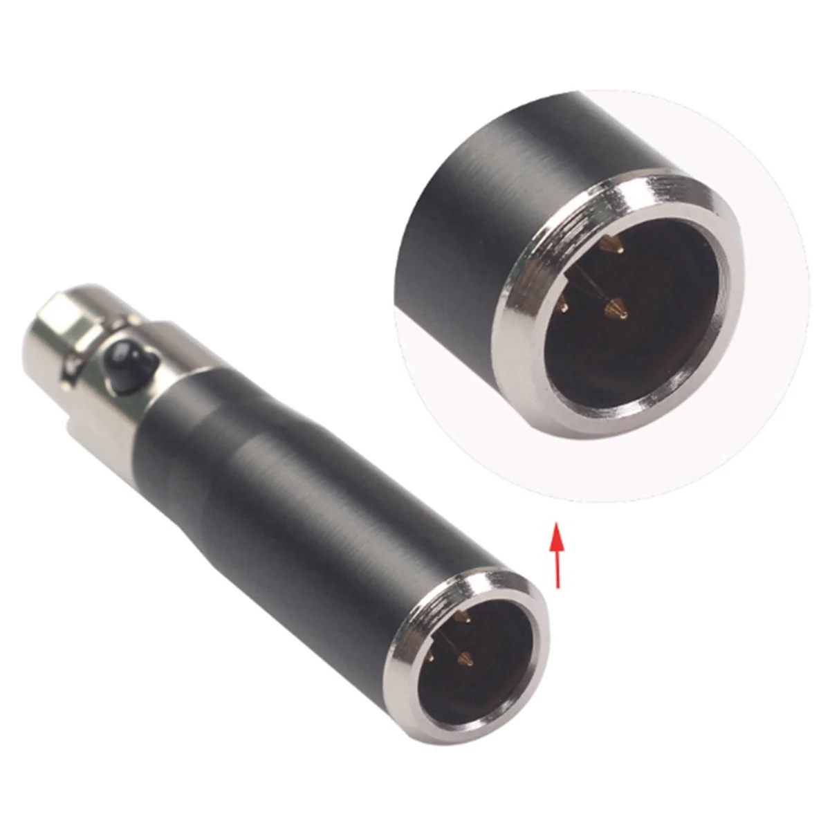 AT42 6X XLR Mini 3 Pin ذكر إلى 4 Pin أنثى محول الصوت موصل قابس مرحبا فاي محول إشارات محول
