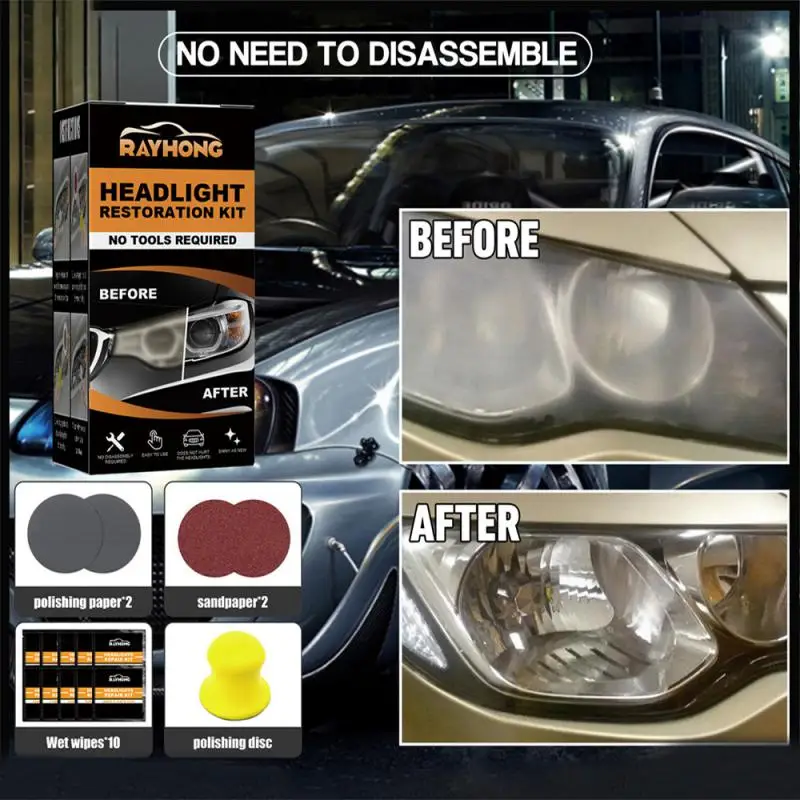 

Car Headlight Repair Refurbishment Liquid Universal Car Accessories Automobile Polishing Degreasing Agent Multifunctional 60g