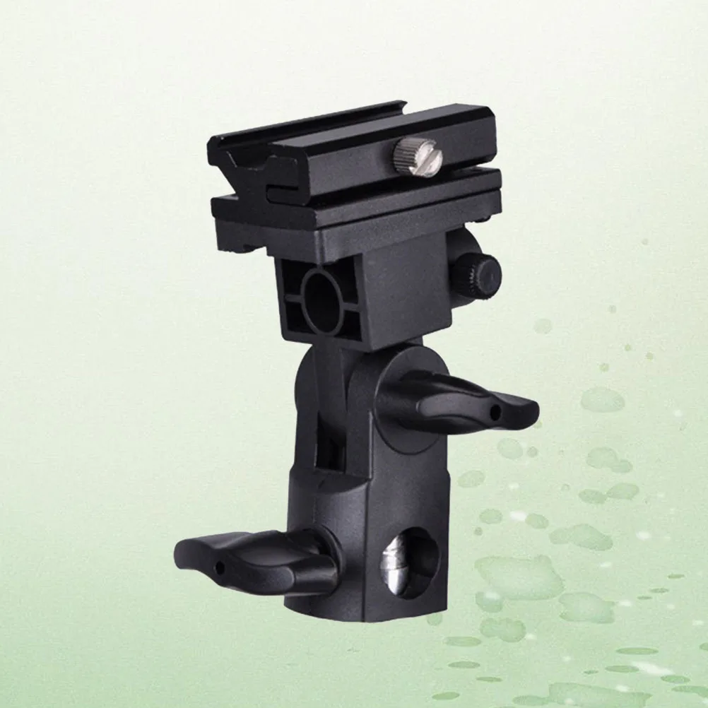 Flash Bracket Mount For Dslr Camera Lightweight Stand 180° Angle Adjustment Universal Fit Light Monitor